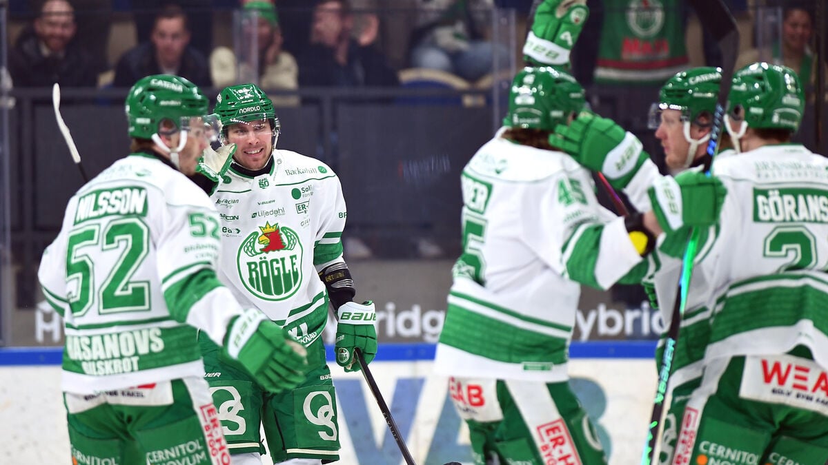 Rögle to the final after a millimeter goal, it's sick