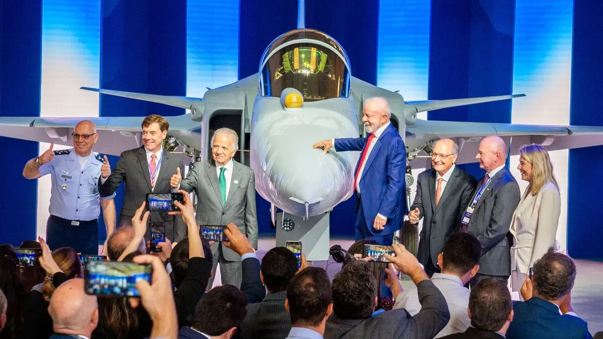 First Gripen E aircraft built in Brazil unveiled