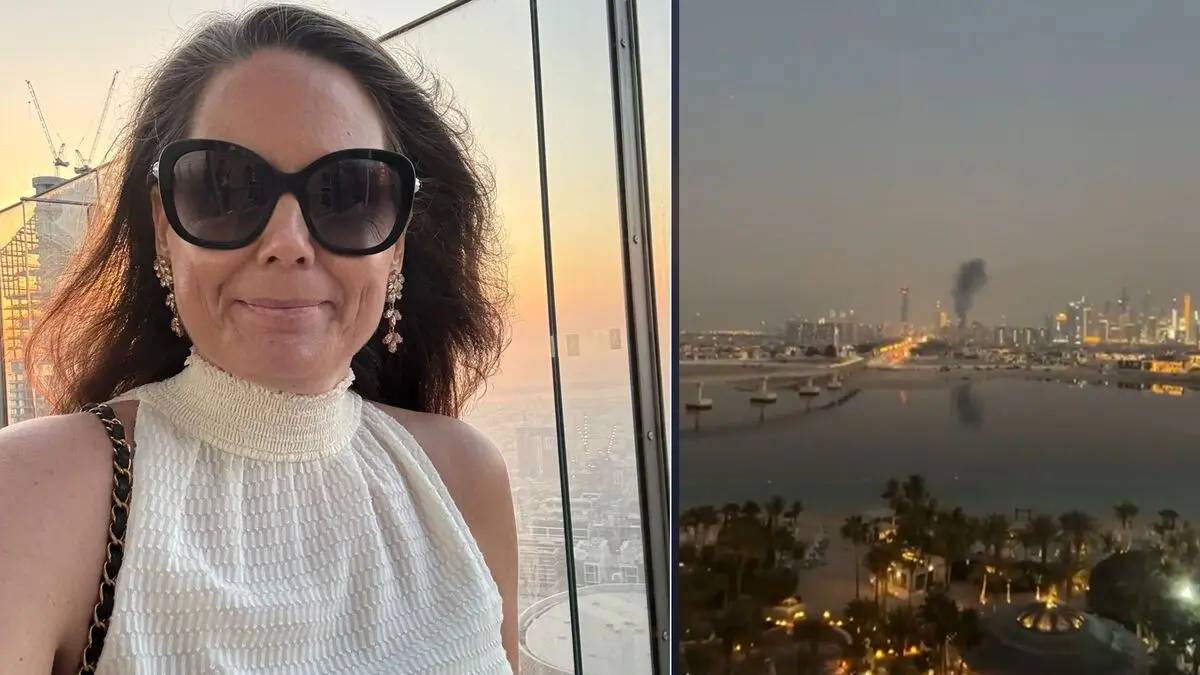 Swedish Tina in Dubai says drones were just meters from us