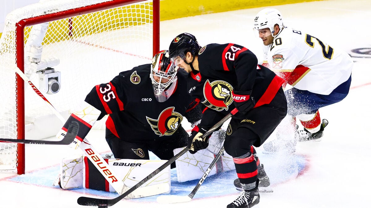 Linus Ullmark leaves with injury as Ottawa rallies for 5-1 win over Florida