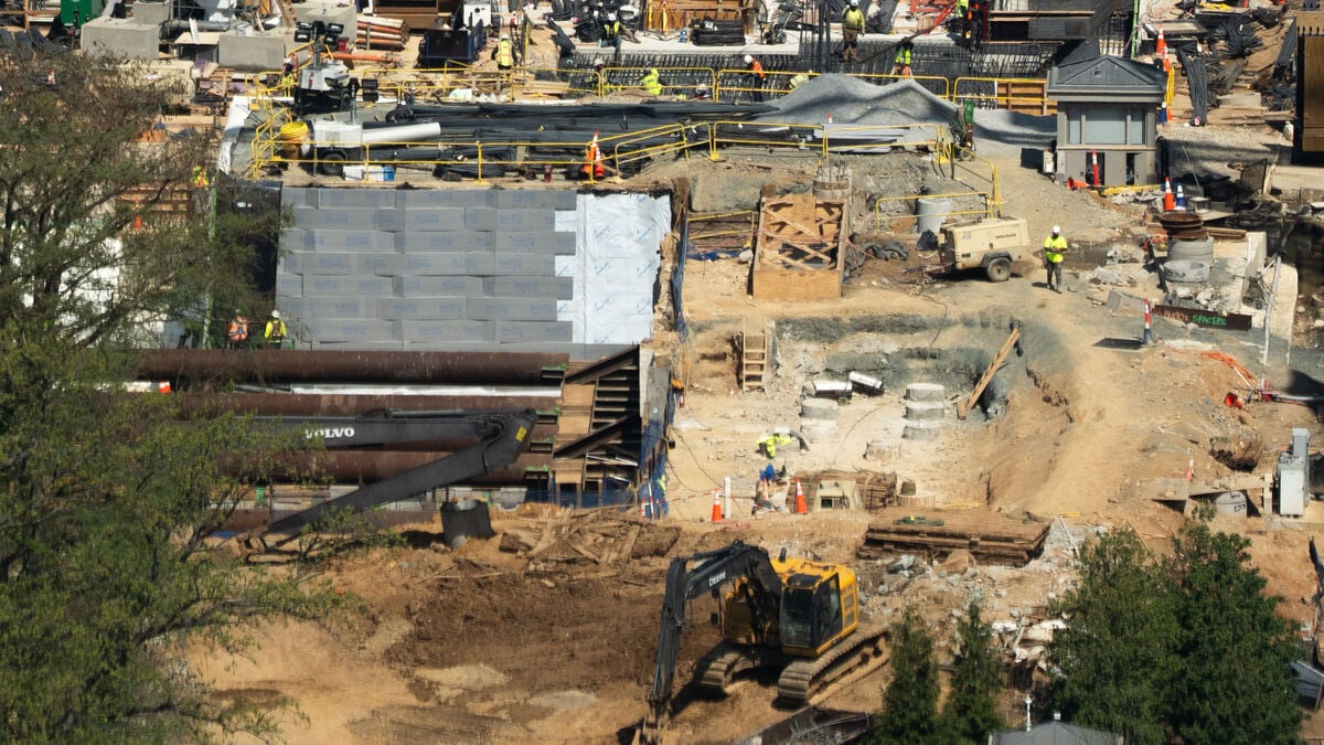 Construction of Trump's prestige building can continue, for now