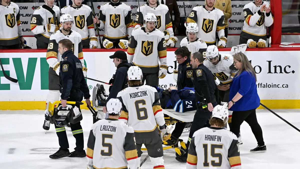 Nasty scenes in the NHL - Haydn Fleury taken to hospital after tackle