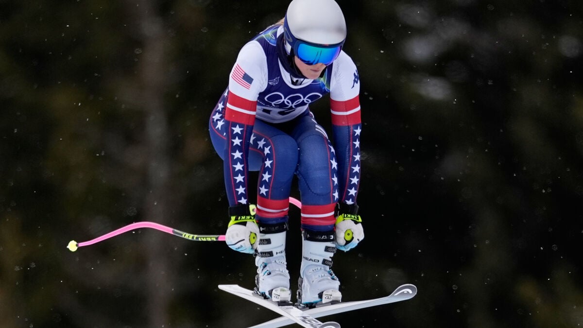 Lindsey Vonn's fitness report with injured cruciate ligament