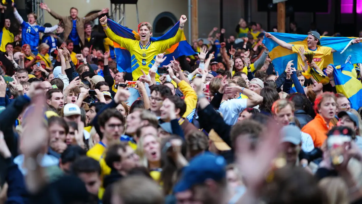 949,000 TV viewers watched Sweden's World Cup premiere on SVT