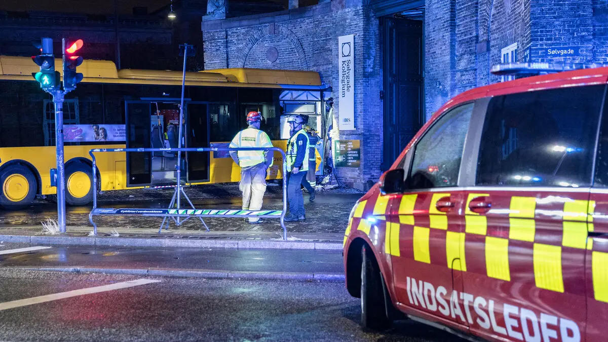 Bus Crash in Copenhagen Risks Building Collapse
