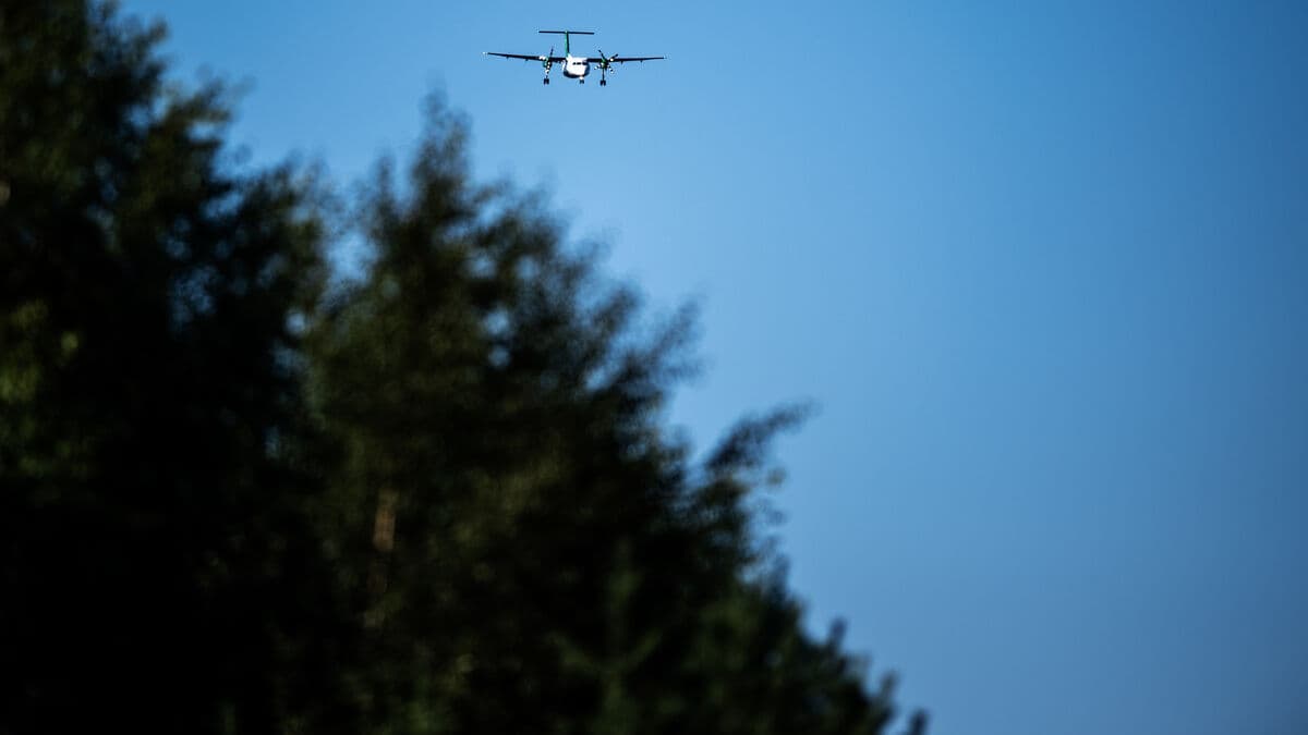 Drone Shot at Near Passenger Plane Over Danish Military Area