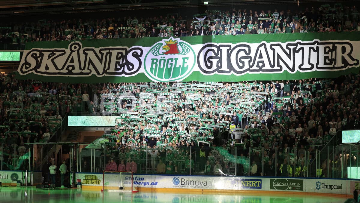 Rögle Fans Criticize Club for Halting Skåne Derby Tifo