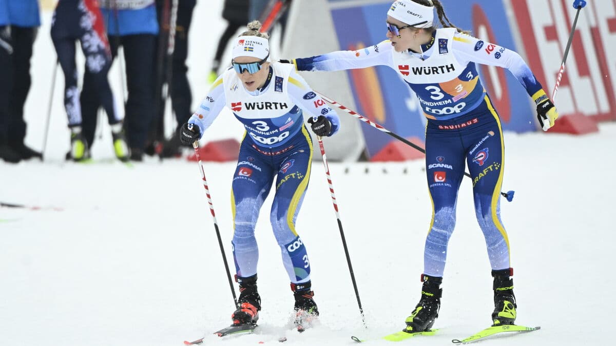 Ski stars competing for the award