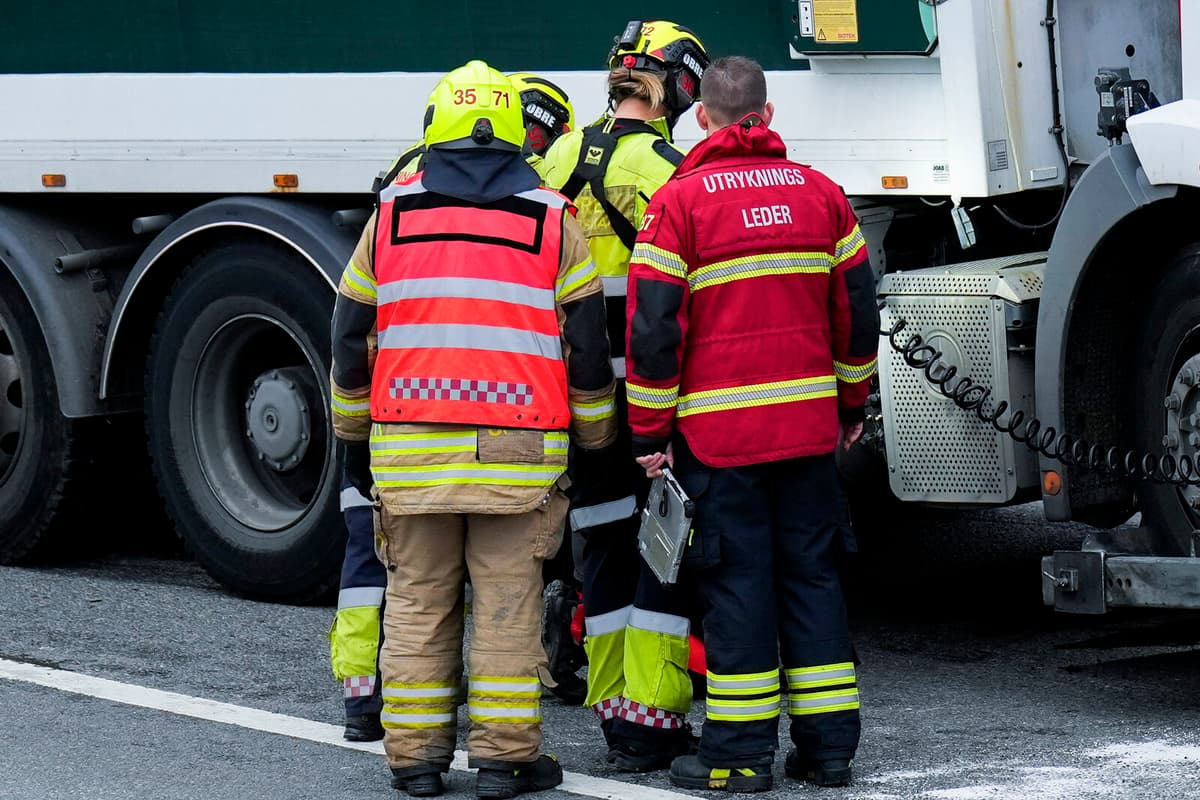 Norwegian motorway to Sweden closed after accident