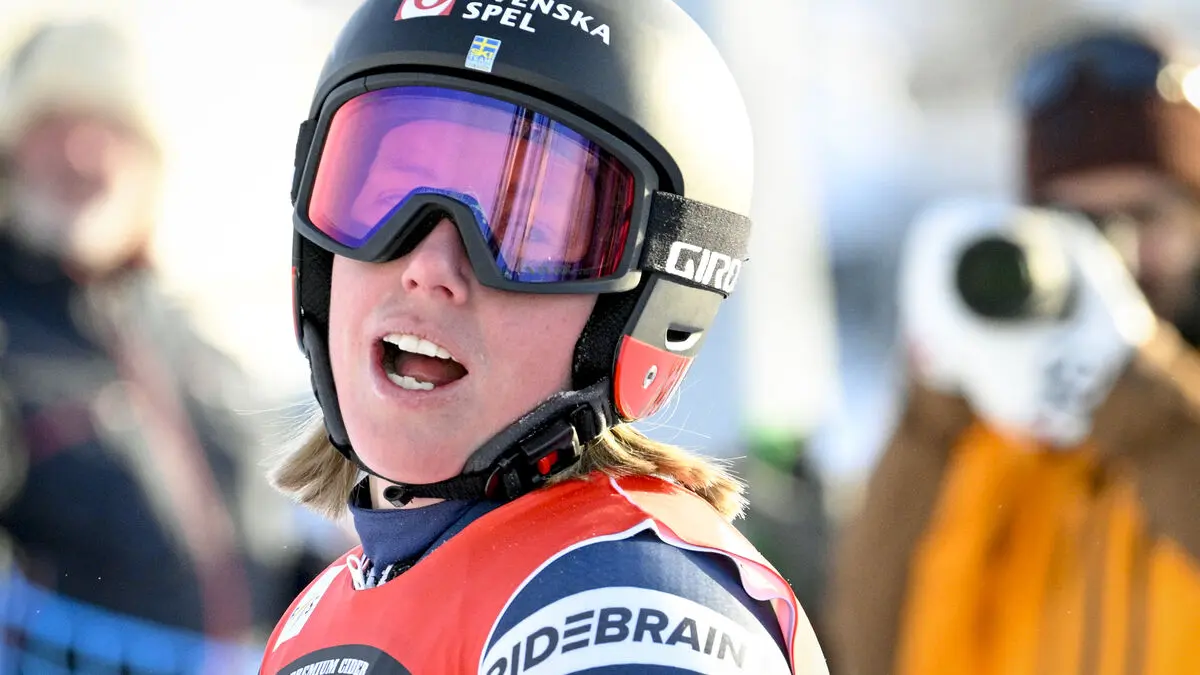 Näslund's winning streak over – third in Italy