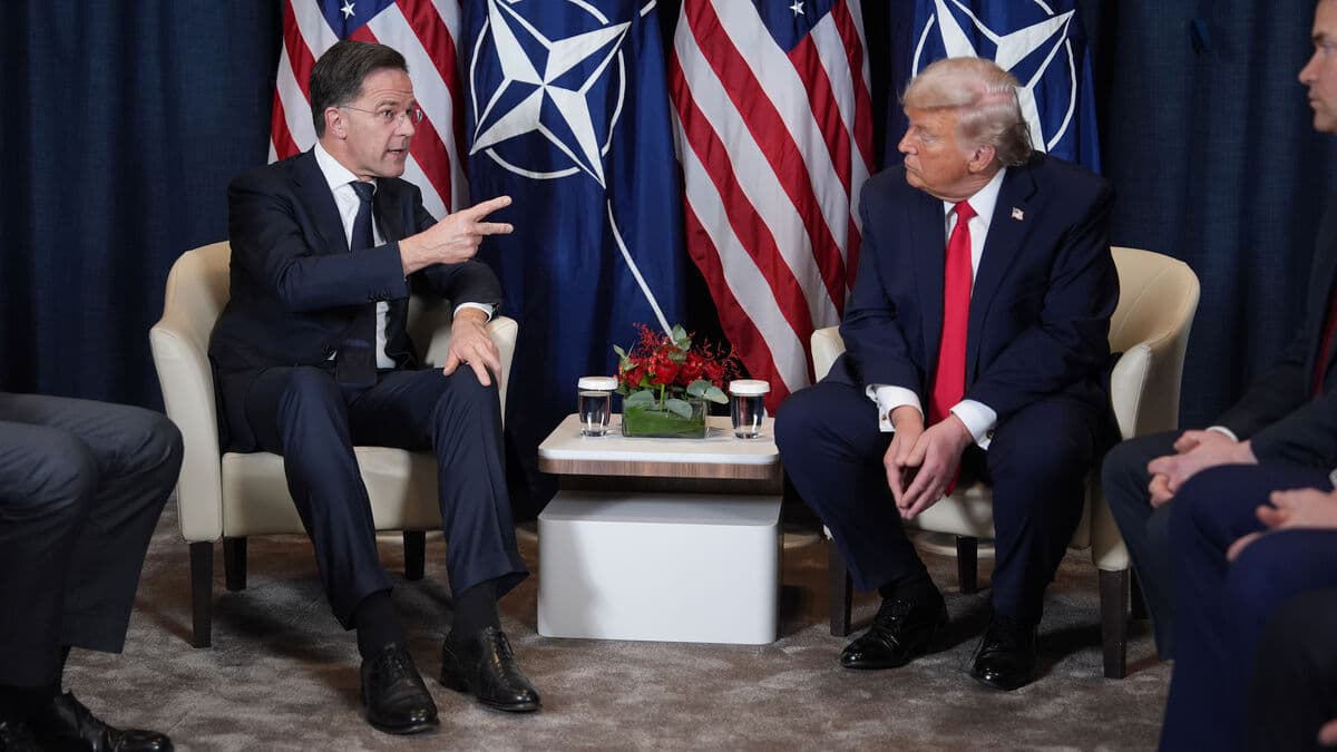 Trump meets NATO chief -