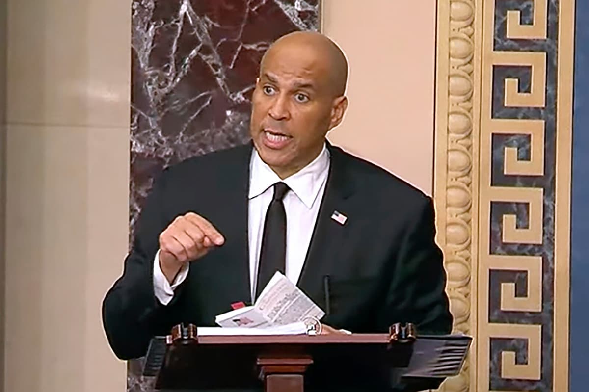 Cory Booker's 25-Hour Senate Speech Sets Record in Trump Protest