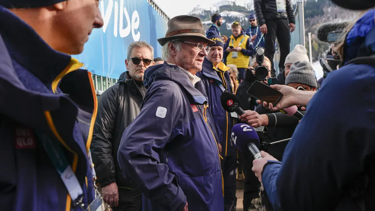 King Carl Gustaf on Andersson's Olympic fall: What a mess