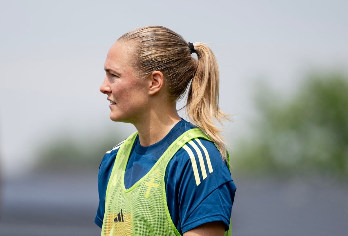 Magdalena Eriksson to Miss Sweden vs Denmark Nations League Decider