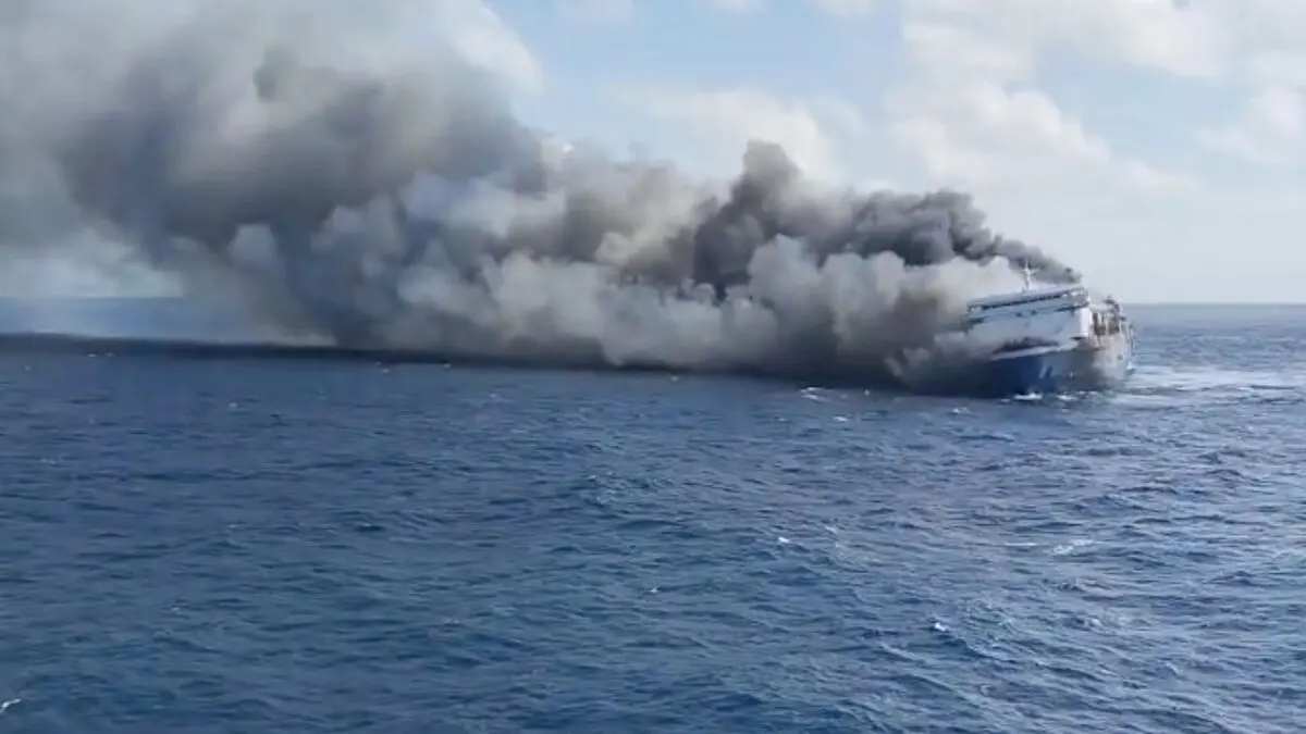 At least 5 dead, 41 missing after ferry fire in Indonesia