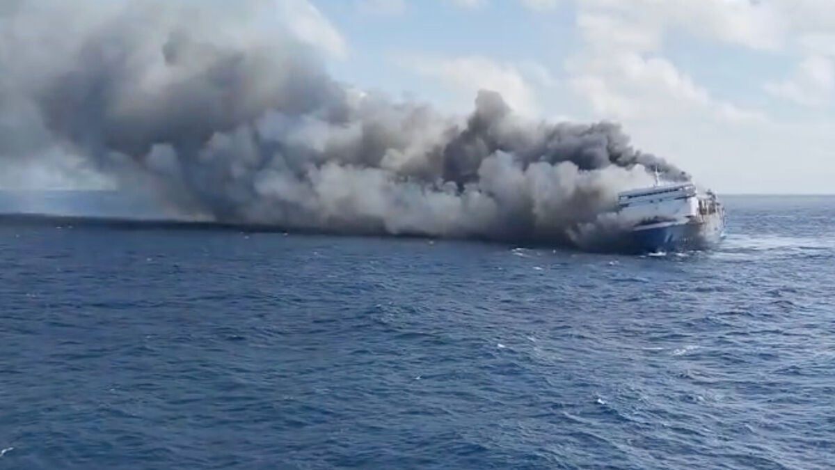 At least 5 dead, 41 missing after ferry fire in Indonesia