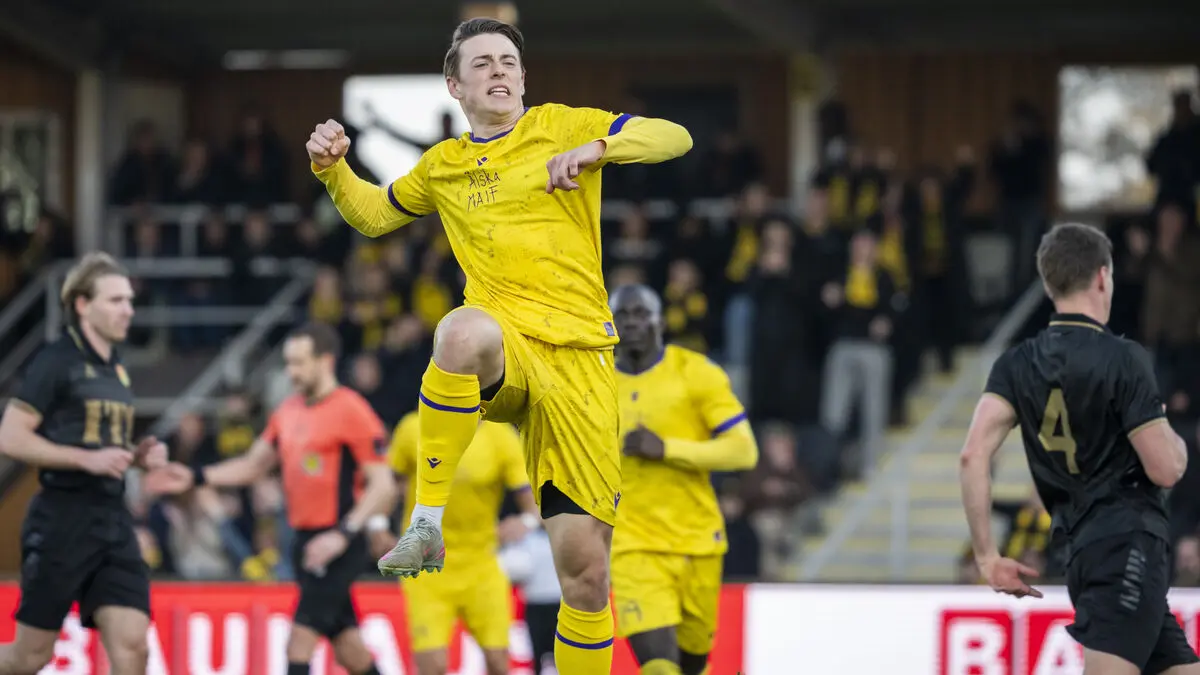 Mjällby's new striker, national team player and goal scorer in Swedish Cup semi-final