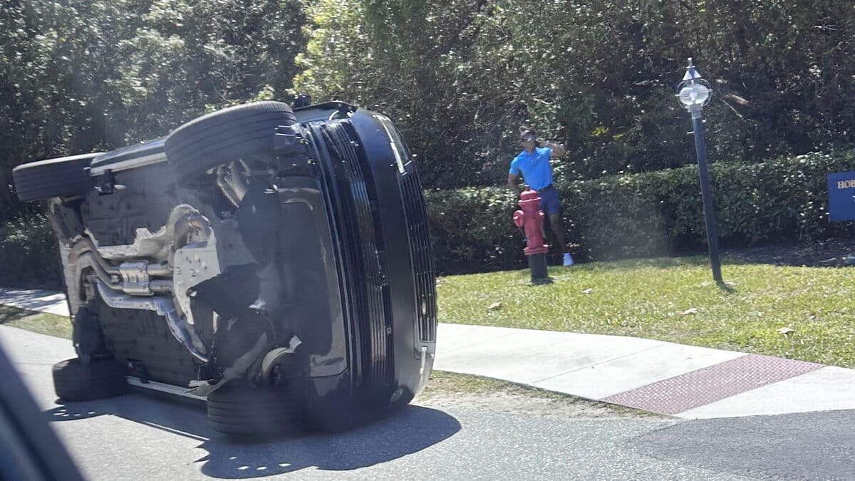 Tiger Woods released on bail after car flip near his Florida home