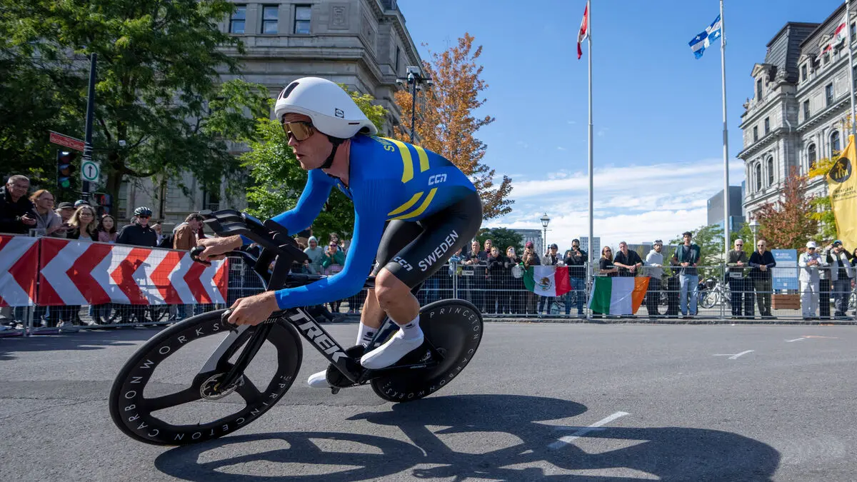 Jakob Söderqvist misses out on World Championship medal in Montreal time trial, finishes fifth