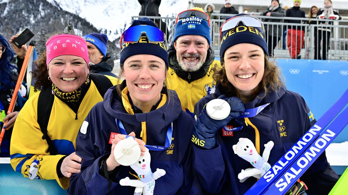 The hair ties brought luck: Elvira Öberg says one hundred percent success