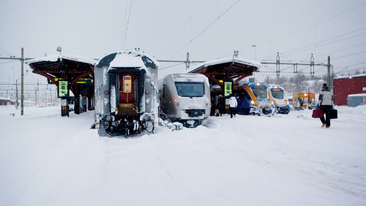 All train traffic north of