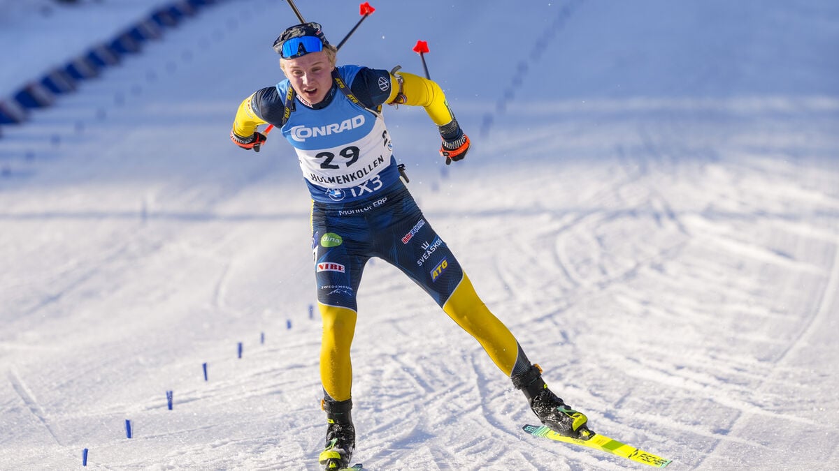 Swedish-Norwegian talent Philip Lindkvist Fløtten takes his place on the A national biathlon team