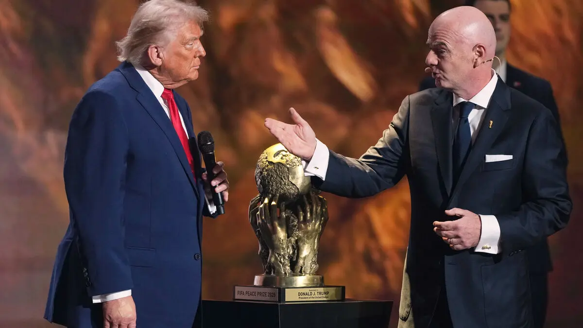 Fifa boss reported after Trump's peace prize
