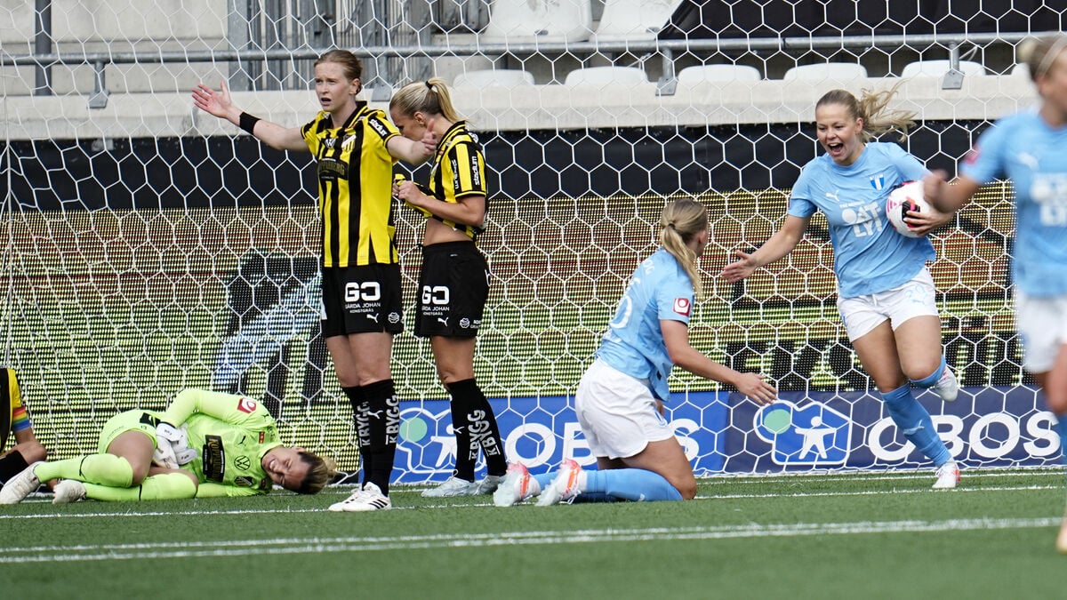 Häcken held to late 1-1 draw by Malmö in Swedish women’s league