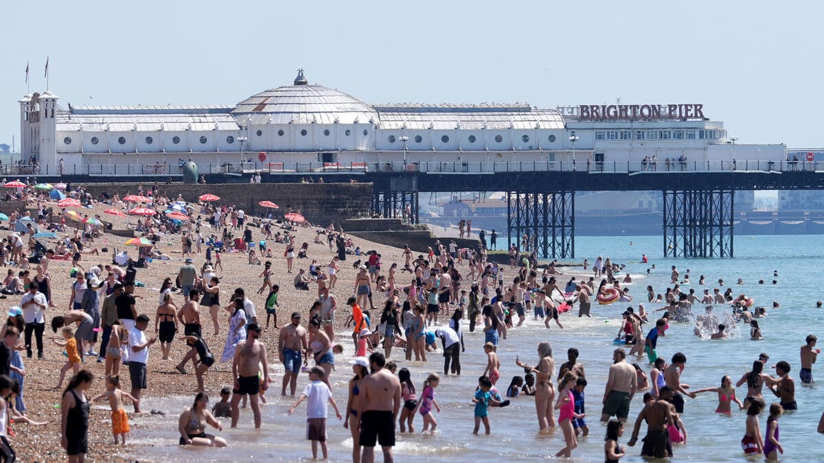 Heat wave across Europe -