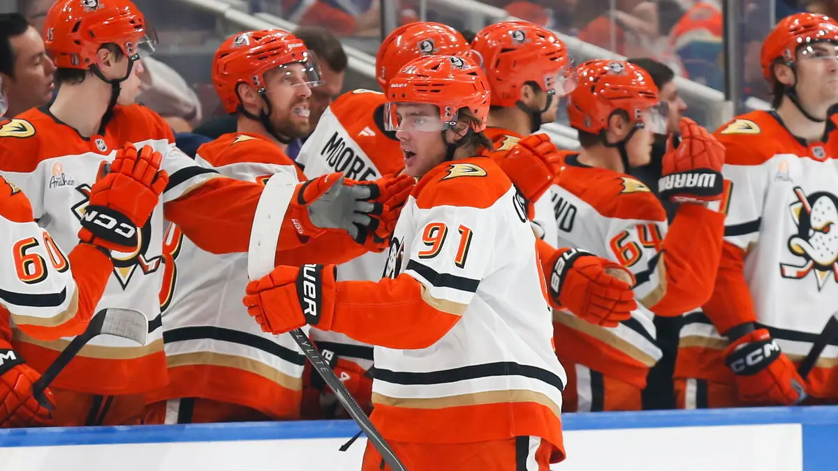 Carlsson scores first playoff goal but Ducks fall in overtime