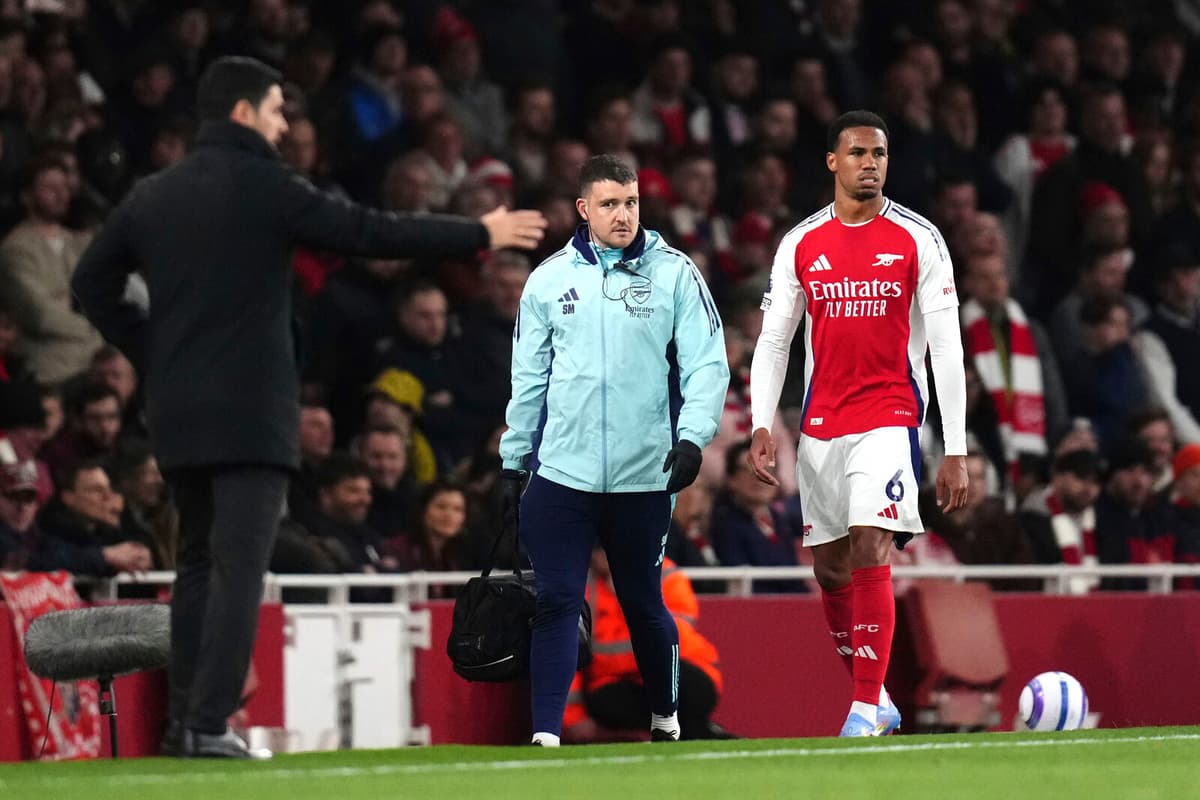 Gabriel Faces Injury Setback as Saka Returns for Arsenal's Champions League Clash