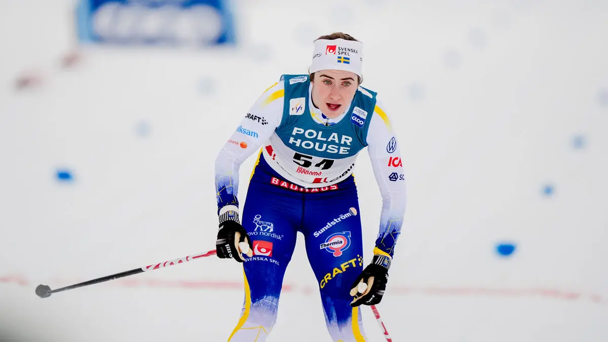Andersson on the podium in a dramatic race