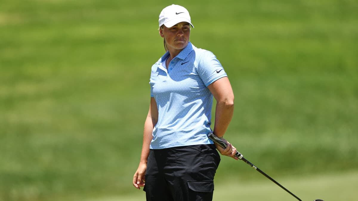 Maja Stark and Anna Nordqvist in contention at Evian despite Stark’s neck scare
