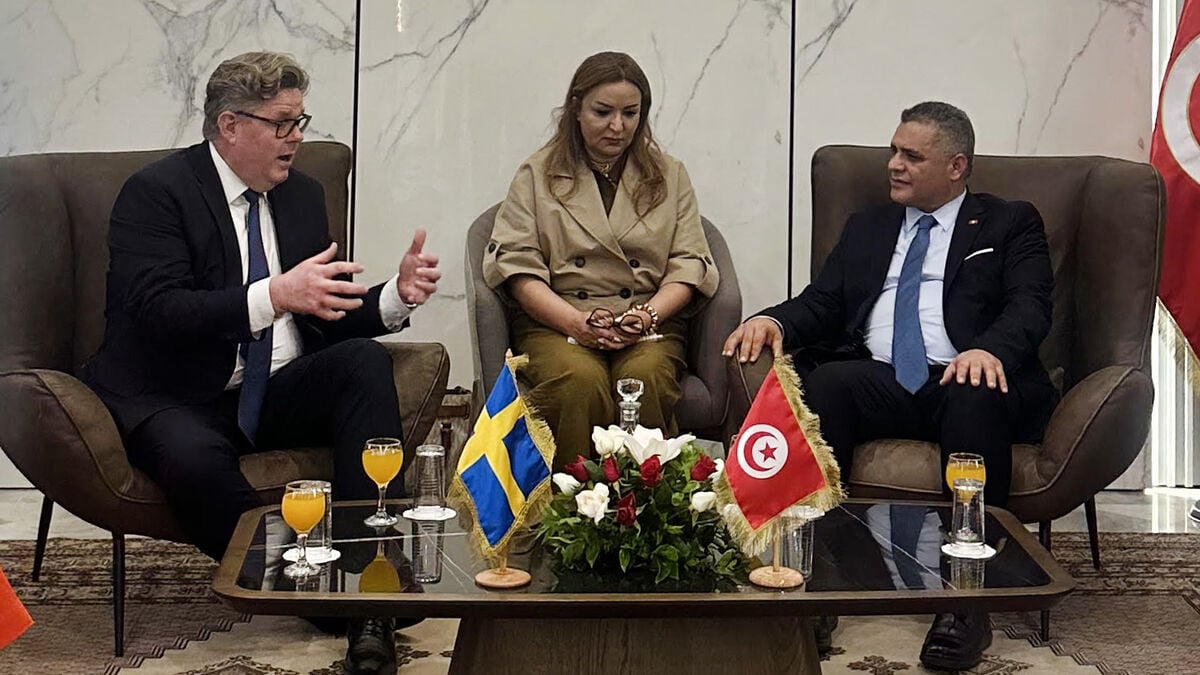 Strömmer in Tunisia wants to reach Swedish gang members