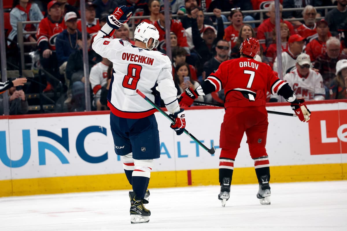 Ovechkin Nears Gretzky's Record with Goal Against Carolina
