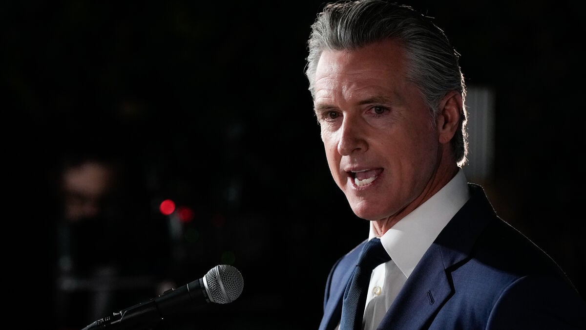 Newsom after the victory: The bear roars back