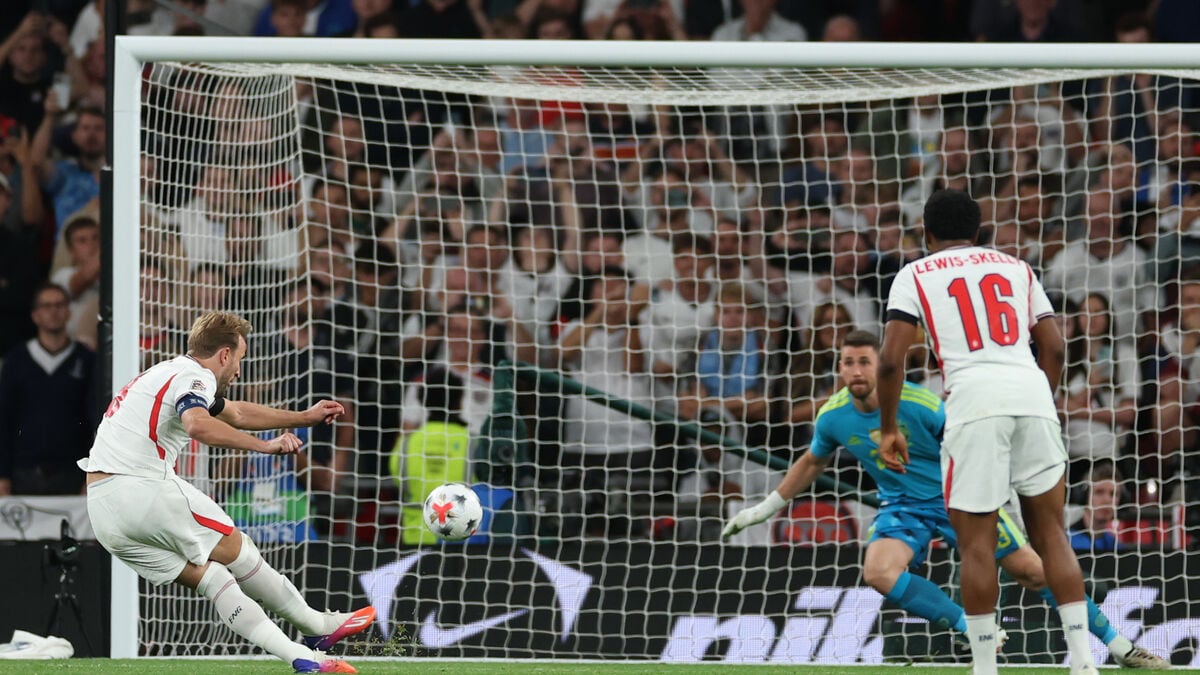 Kane slips and misses penalty as Spain beat England 3-2 at Wembley