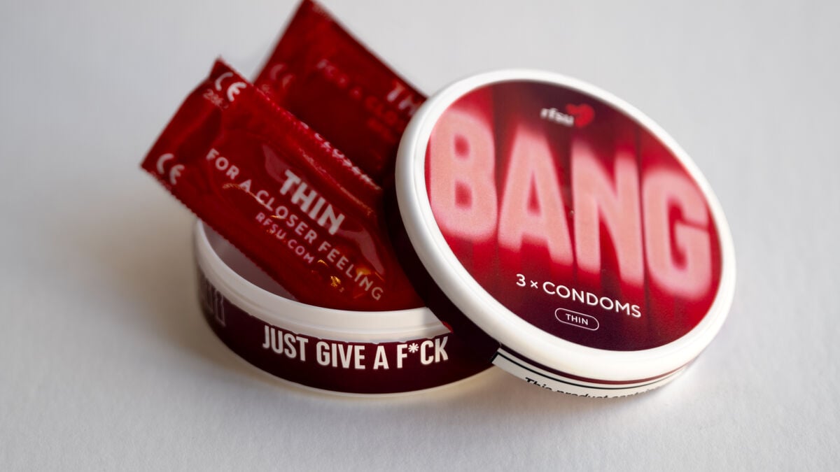 Condoms in a snus tin will encourage more people to protect themselves
