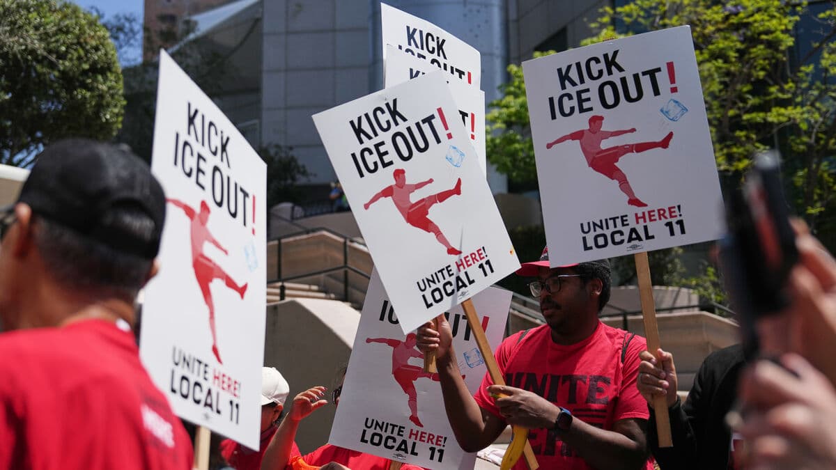 World Cup workers threaten to strike if ICE is deployed at SoFi Stadium