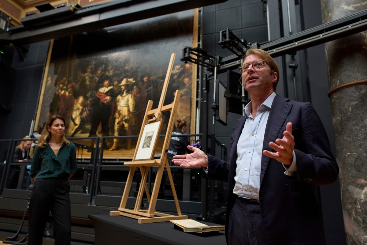 Rembrandt's "Night Watch" Dog Inspired by 1619 Drawing Discovery