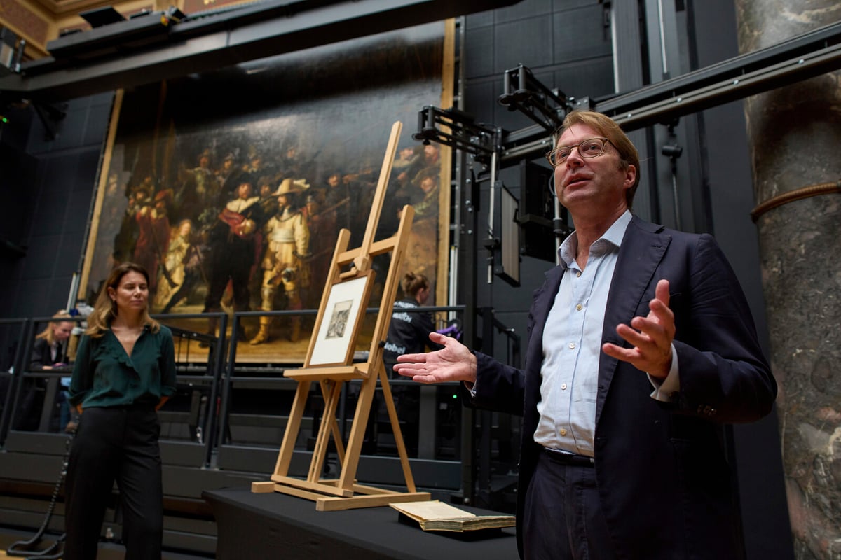 Rembrandt's "Night Watch" Dog Inspired by 1619 Drawing Discovery