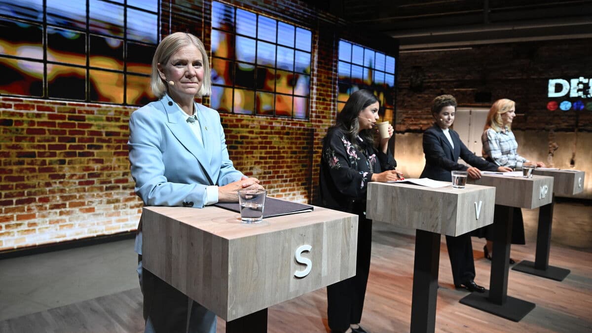 Party leaders clash over household finances in Expressen/Di debate