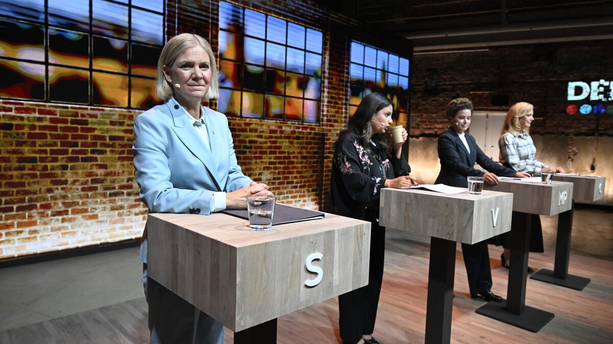 Party leaders clash over household finances in Expressen/Di debate