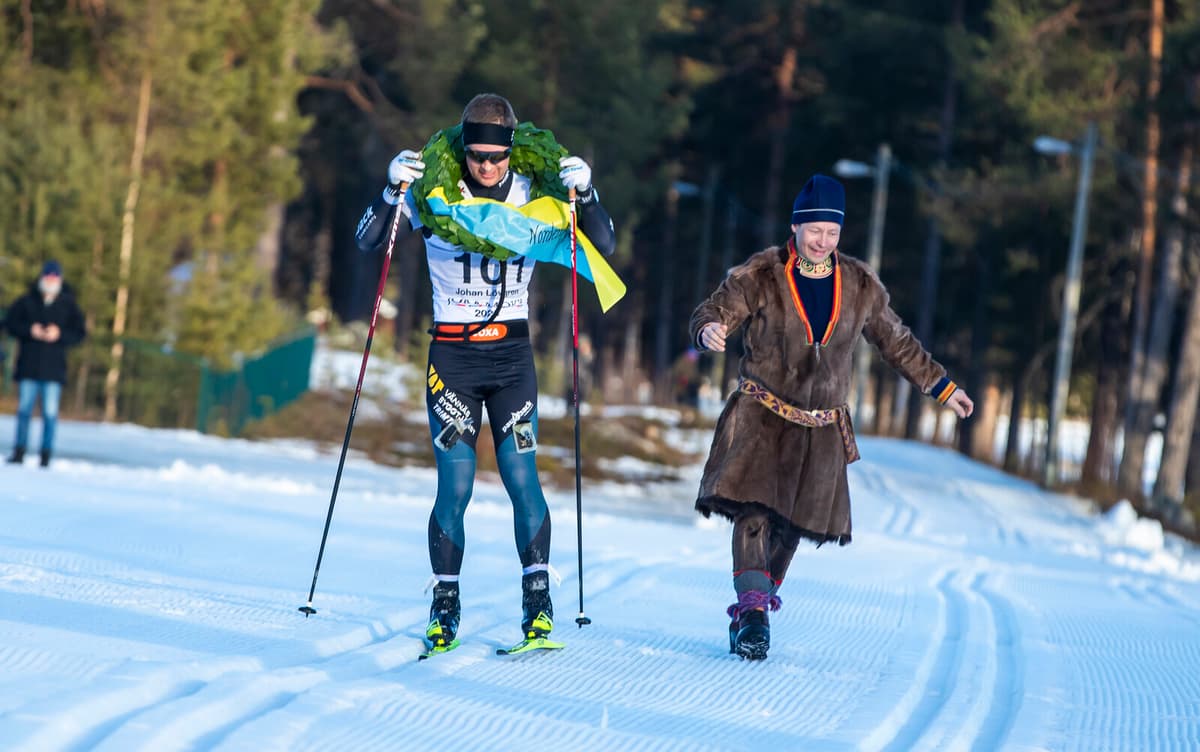 Johan Lövgren Triumphs in Grueling 22-Mile Nordenskiöldsloppet Ski Race
