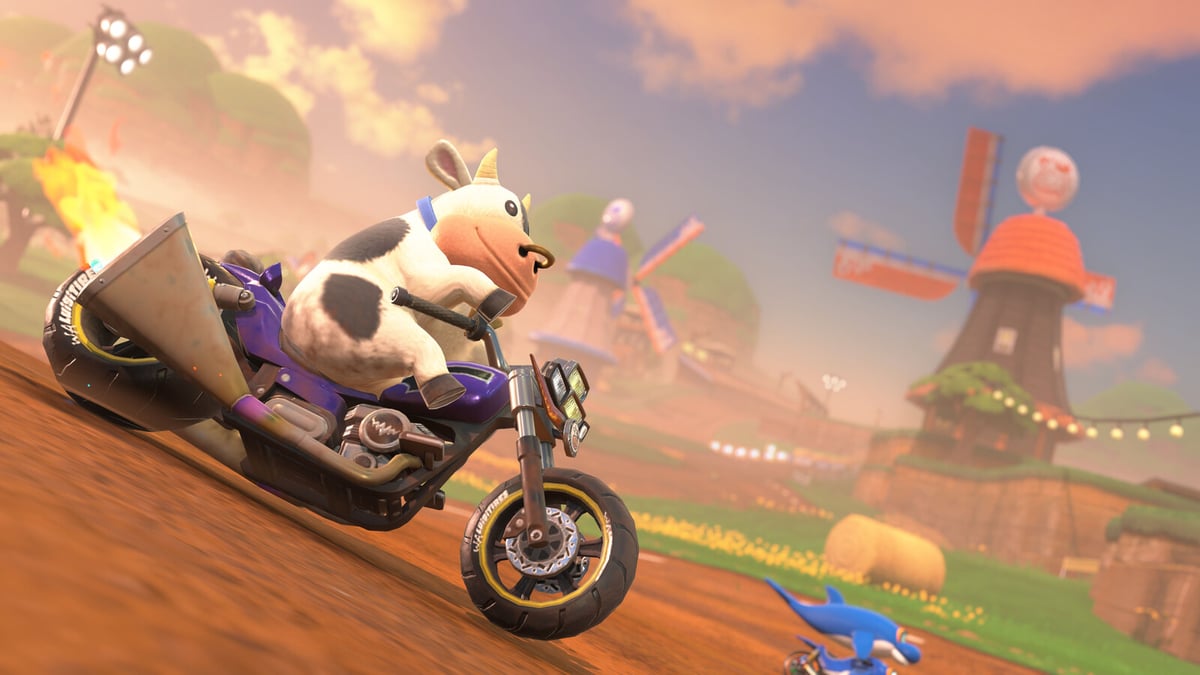Peta Urges Nintendo to Remove Nose Ring from Mario Kart Cow Character