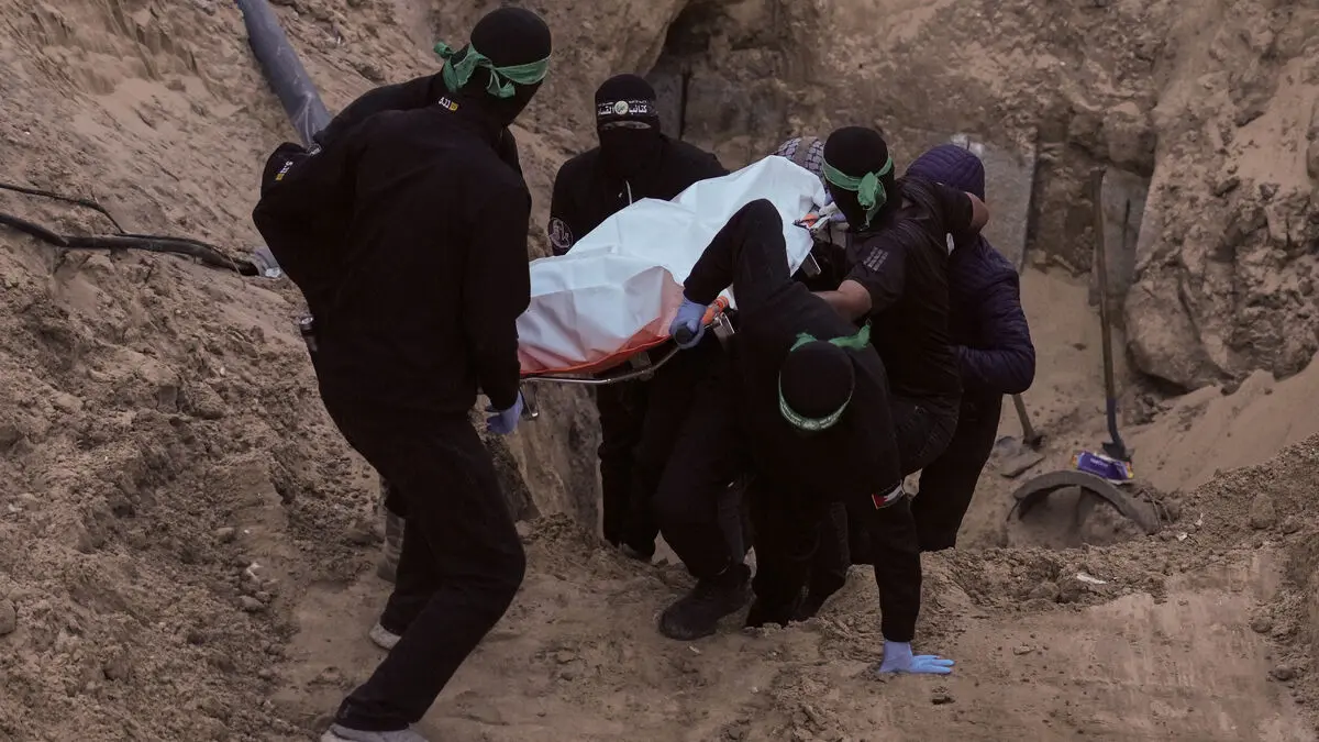 Hamas has handed over the remains of two hostages