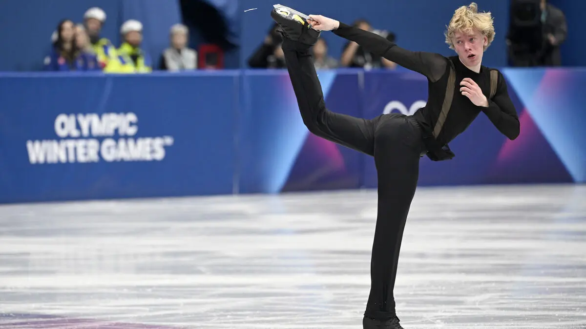 Tough Olympic debut for Swede Andreas Nordebäck, eliminated after short program