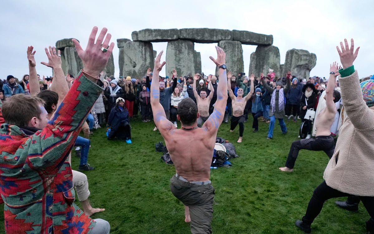 Brits met the dawn on the shortest day of the year