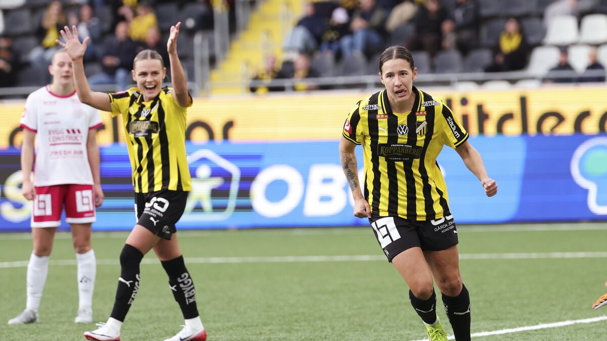 Häcken rout Uppsala 9-0 as Tabby Tindell scores hat-trick