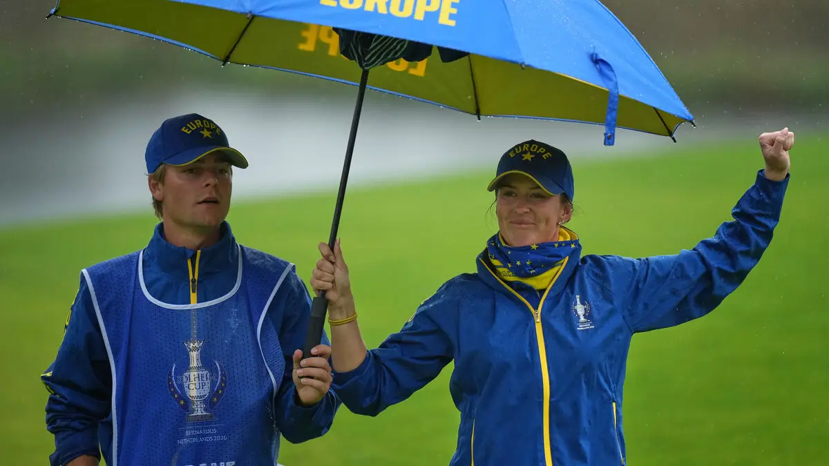 Linn Grant wins again as Europe takes upper hand in Solheim Cup fight for title